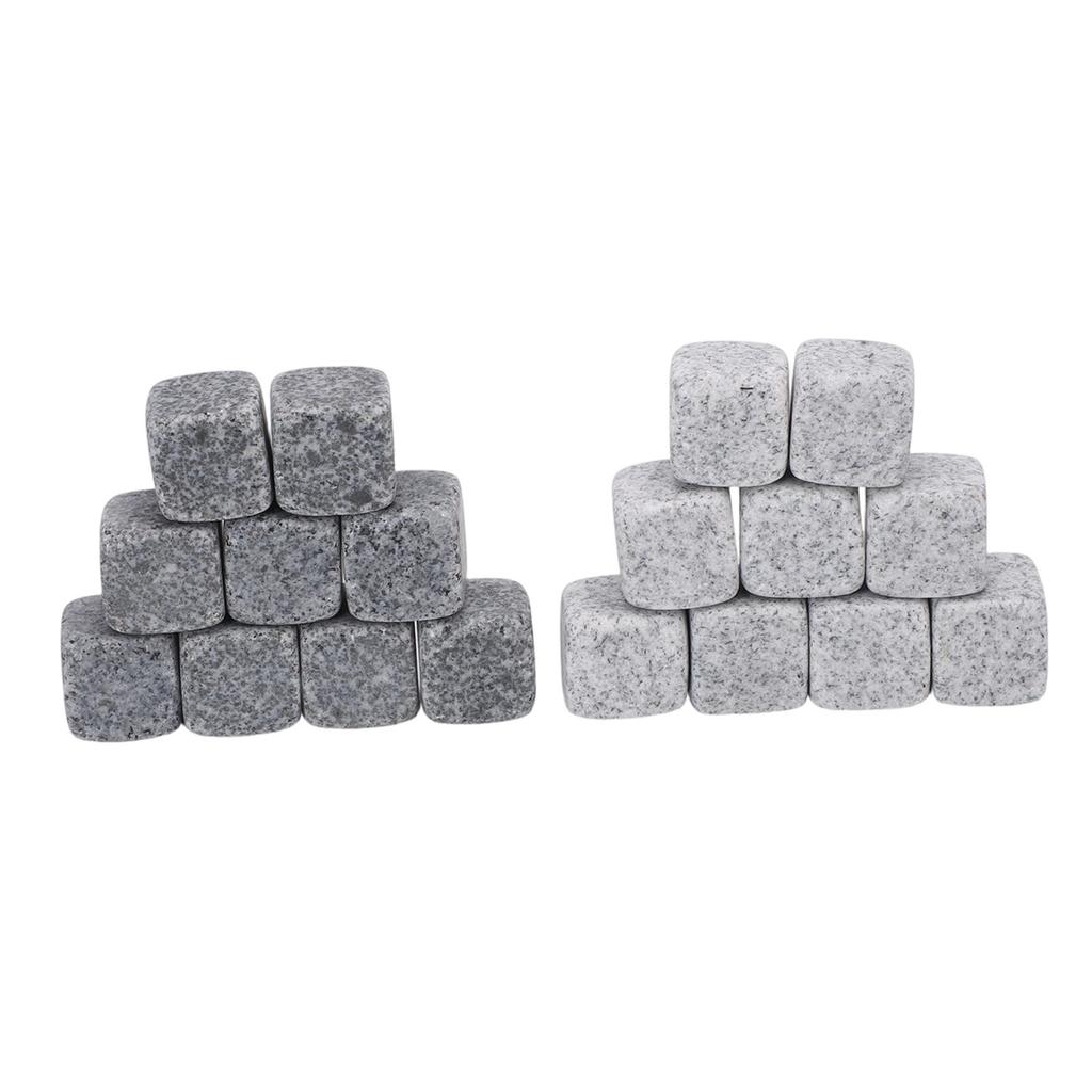 Whiskey Stones Set Reusable Non Diluting Chilling Cooling Wine Beverage Whiskey Rocks Gift Box 2 Sets