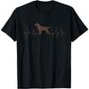 Chocolate Lab Dog Heartbeat Veterinarian Labrador Retriever T-Shirt for Men Women Girls Kids