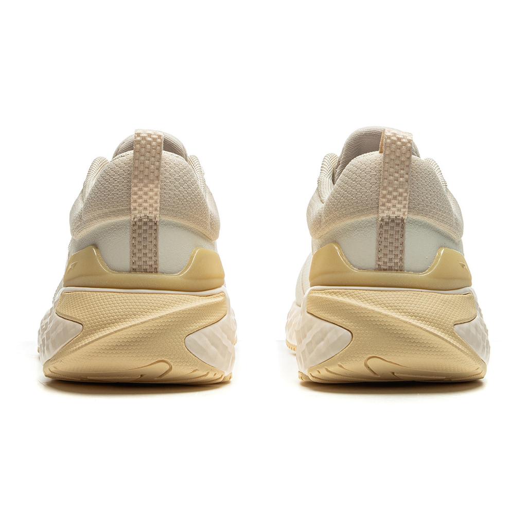 New LiNing Cloud Shield Cushioned Slip Resistant Low Top Casual Running Shoes Women's Greige AGLU244-3
