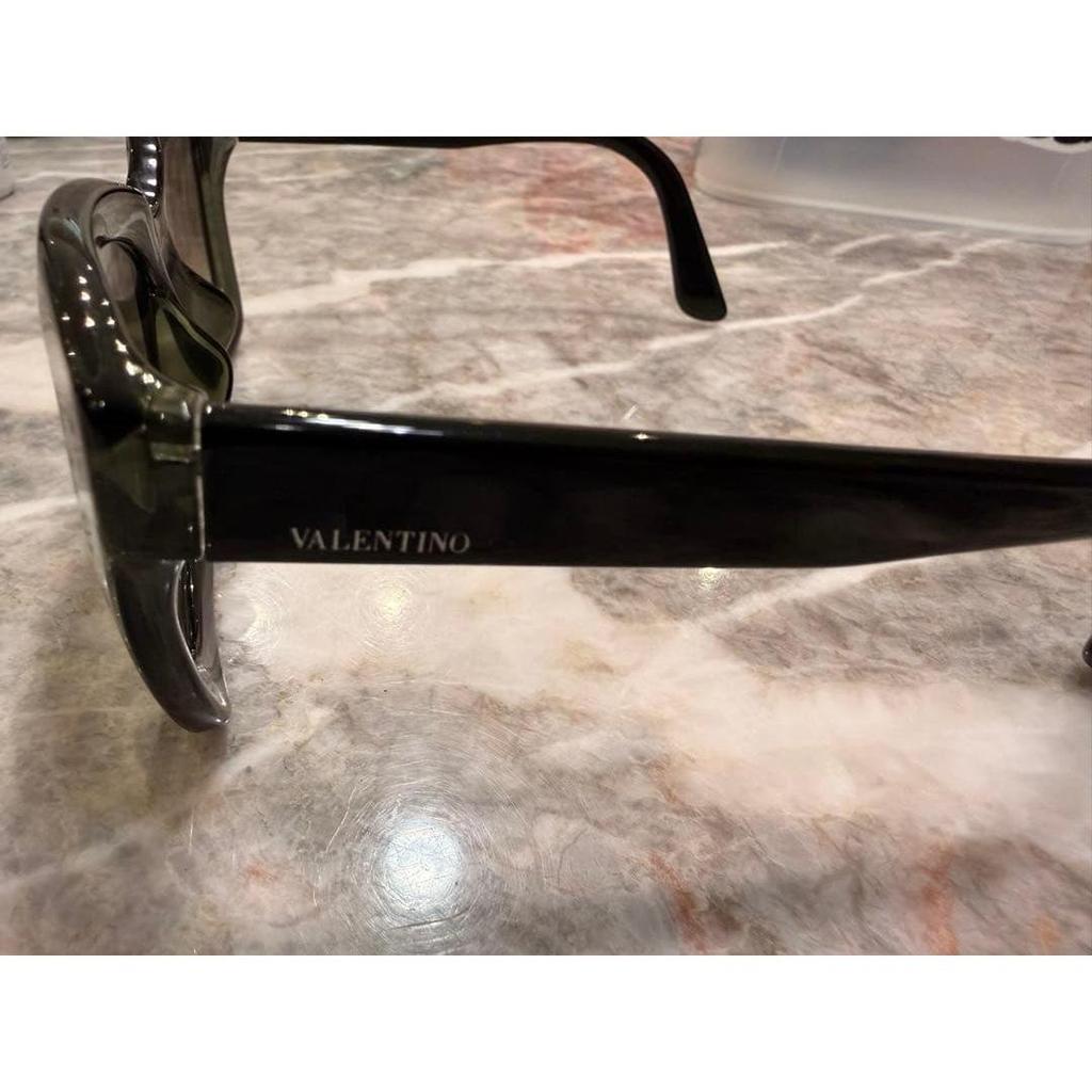 Used VALENTINO dark green cat eye sunglasses