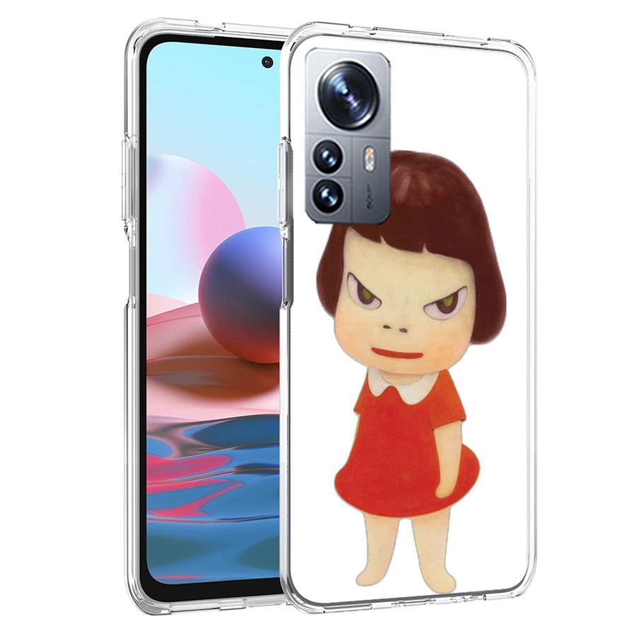Cute Nara Yoshitomo Art Phone Case For Redmi Note 13 Pro Plus 14 Pro+ 12S 12 11S 11T 11E 11 10S 10 9S 9 Xiaomi Capa TPU