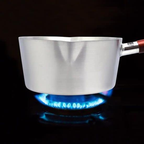 NEIGHBOR CLOWN Yukihira High Heat Gas Stove Includes RC Sticker Pot, Deep, 18cm, Aluminum, Lightweight, Efficiency, Only, Ultra-Lightweight, Durable,