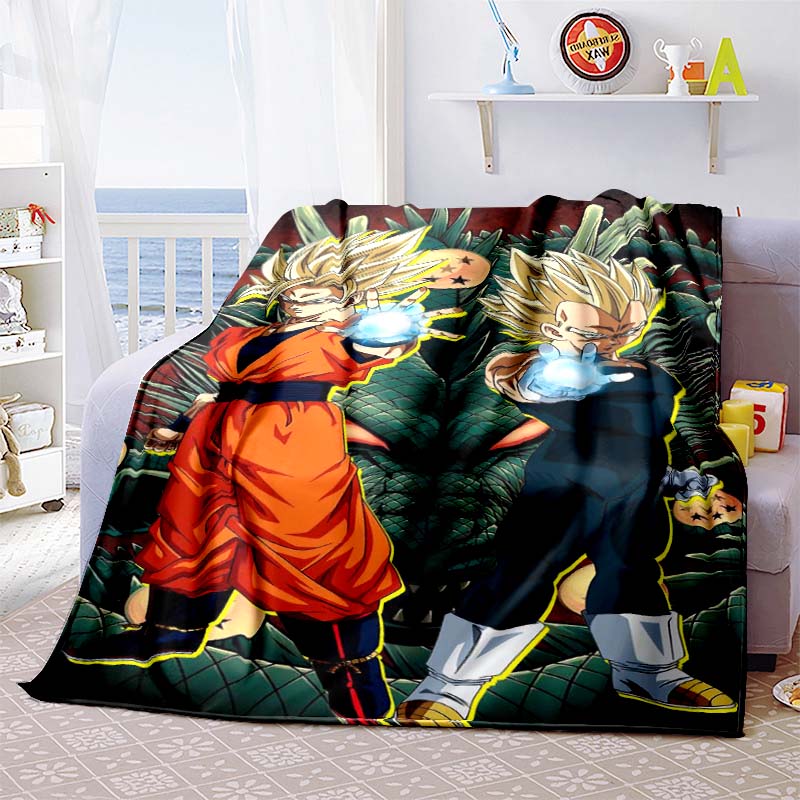 Eine Anime-Decke im Dragon Ball-Design ist perfekt für Nickerchen, Sofas, Wohnzimmer, Büros, Schlafzimmer und andere ähnliche Räume.