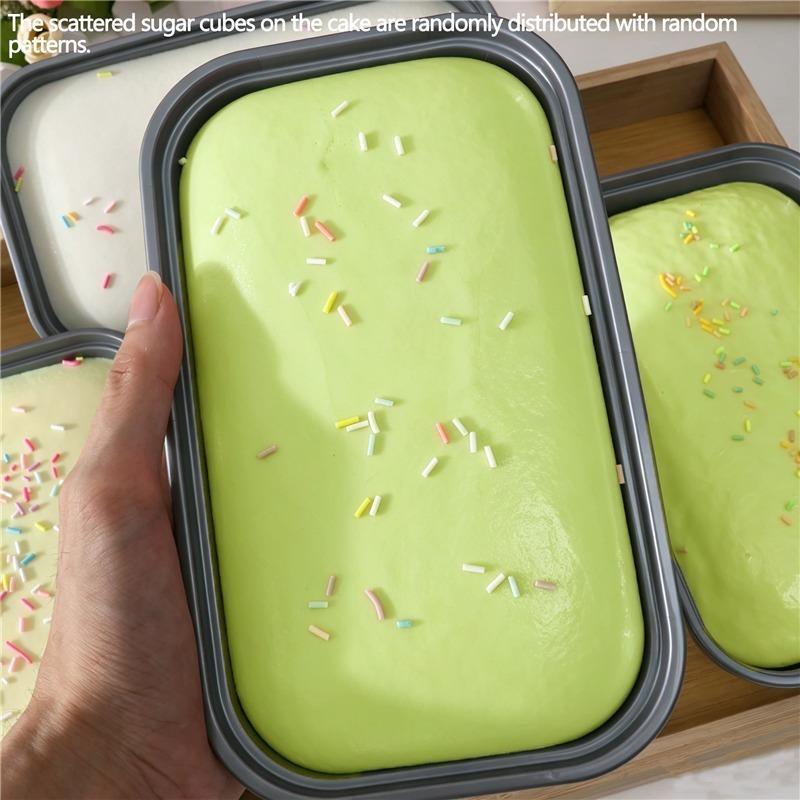 Giant Container Cake Squishies Fragrant Slow Rebound Bread Squeeze Relief Sensory Toy Decompression Anti-stress Healing Toy Gift