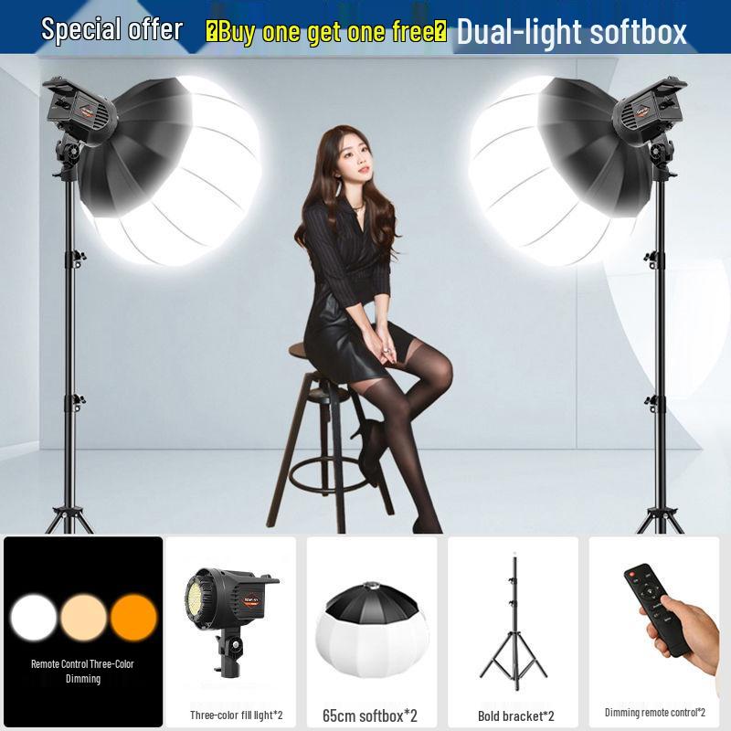 Professional Deep Throw Softbox Light for Photography & Live Streaming
