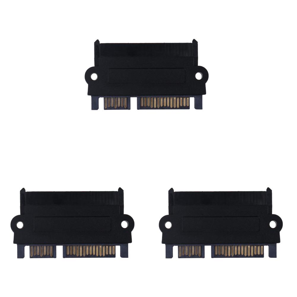 2-5Pcs SFF 8482 SAS to SATA 180 Degree Angle Adapter Converter Straight Head SAS Hard Drive to Motherboard SATA Adapter for PC