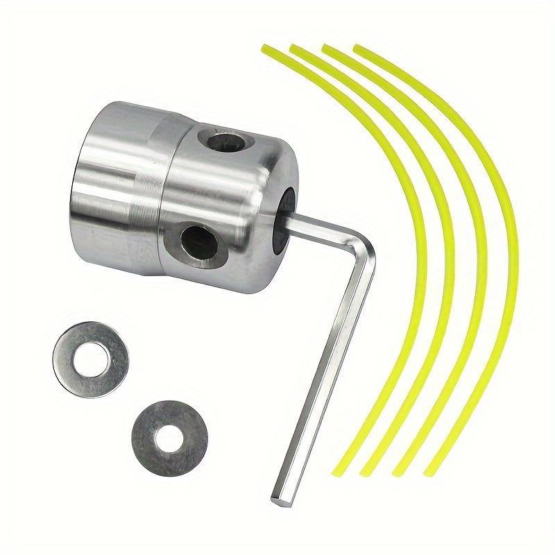 Aluminum Grass Trimmer Head 4 Lines Brush Cutter Head Lawn Mower Accessories Strimmer Replacement Tool