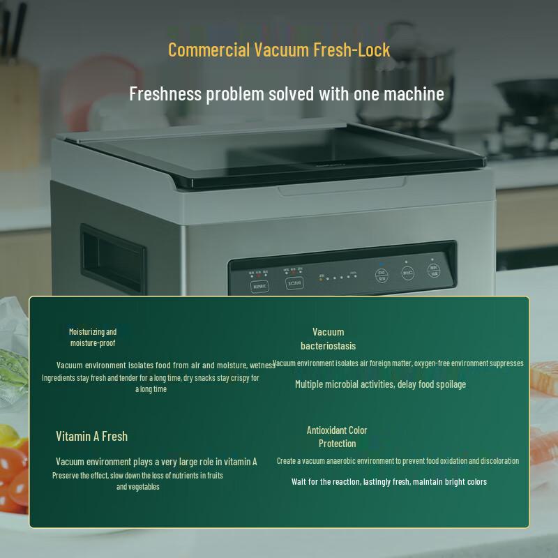 Deli Automatic Vacuum Sealer Packaging Machine CN plug (adapter included)