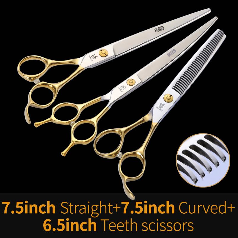 Fenice JP440C Steel Professional Pet Scissors