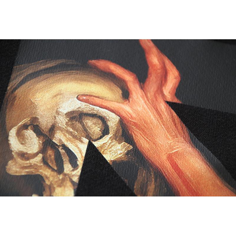 Off-White 2025 Autumn and Winter New Oil Painting Arrow Pattern Printed Hooded Sweatshirt for Men and Women