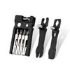 20 In1 Bicycle Repair Tools Kit Hex Spoke Wrench Mountain Road Bike Repair Screwdriver Tool Multi Function Foldable Wrench