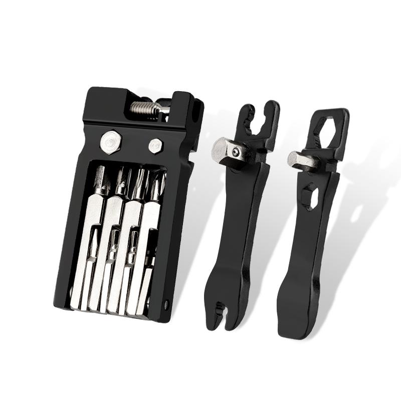 20 In1 Bicycle Repair Tools Kit Hex Spoke Wrench Mountain Road Bike Repair Screwdriver Tool Multi Function Foldable Wrench