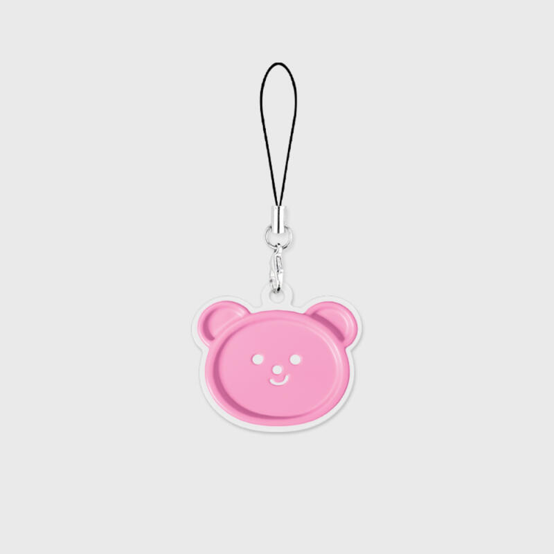 резиновый ремешок для телефона с кнопкой-лицом Single product