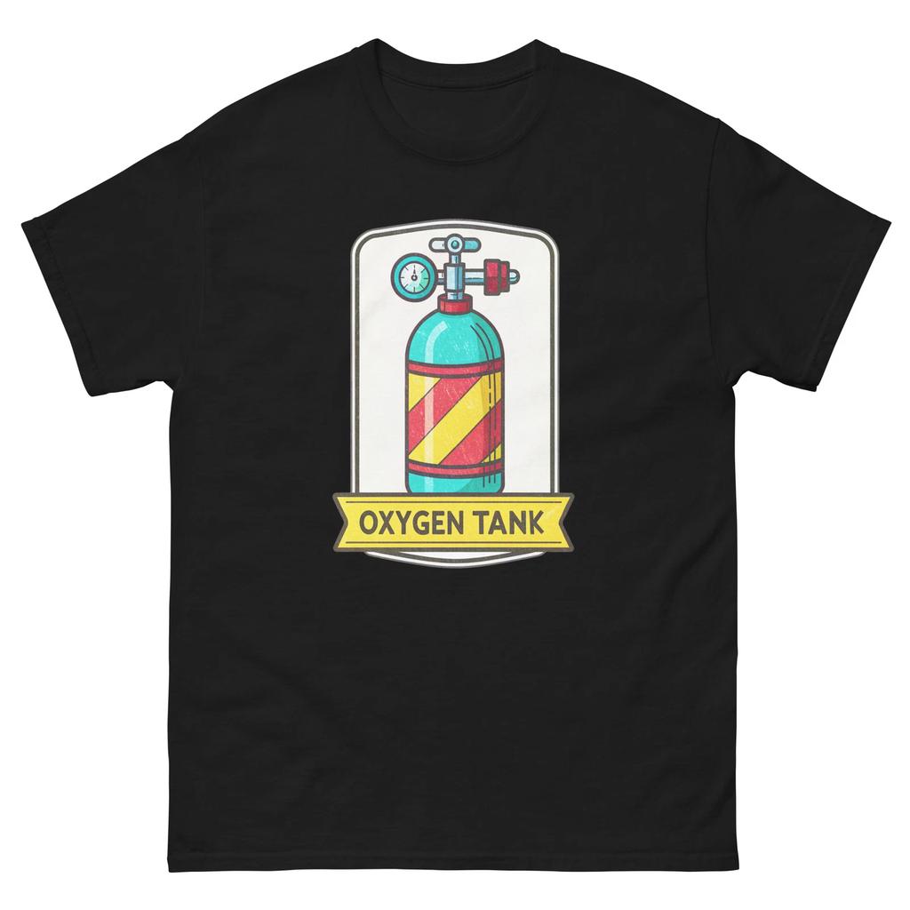 Oxygen Tank Hospital Health Medical Safety T-Shirt
