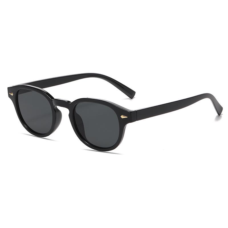 Chic Square  Round Frame Women s Sunglasses - High-End UV Protection for Driving