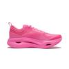 Li Ning Cushioning Slip Resistant Abrasion Resistant Lightweight Rebound Low Top Casual Running Shoes Women's Pink ARHU006-4