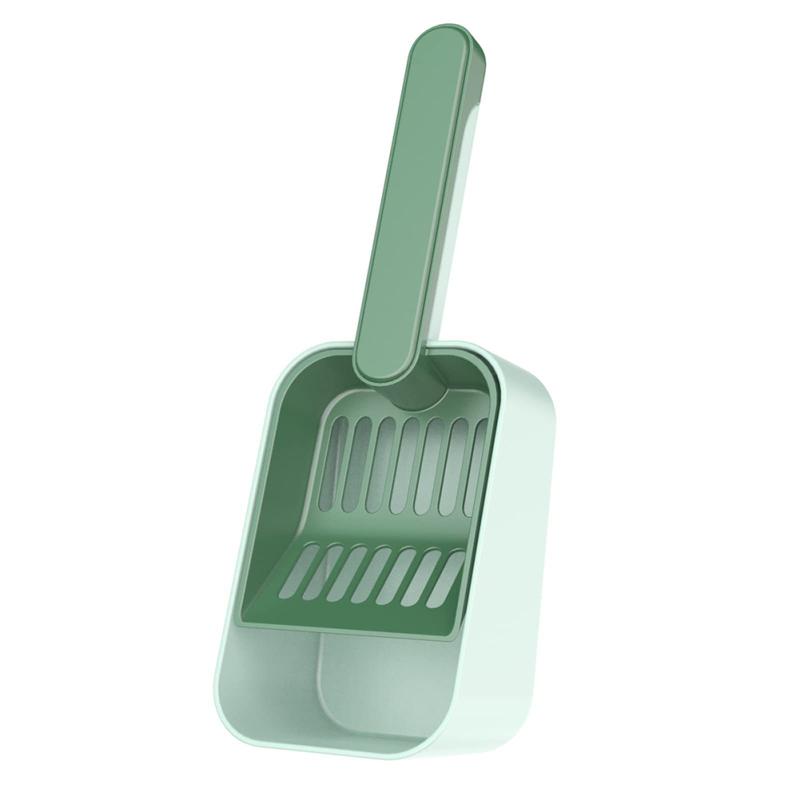 Cat Litter Shovel With Holder Multi-purpose Deep Large Capacity Cat Litter Scoop Pet Cleaning