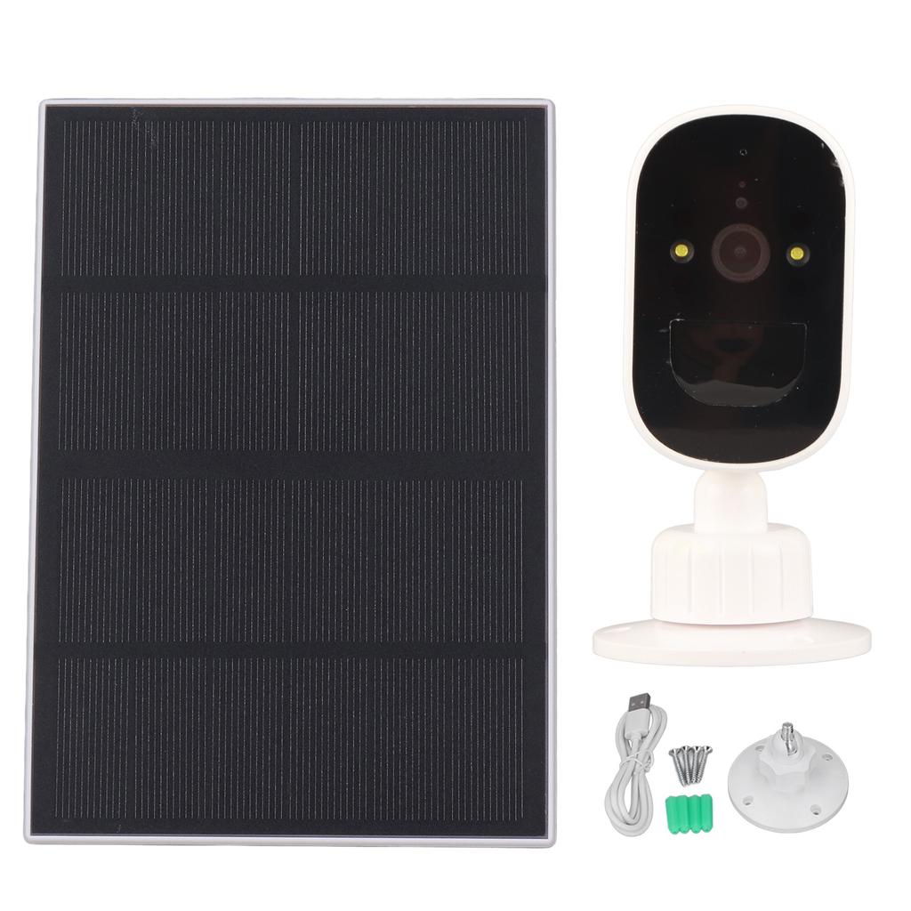 Solar Camera IP66 Waterproof Infrared 2 Way Voice Intercom Wifi CCTV Surveillance System