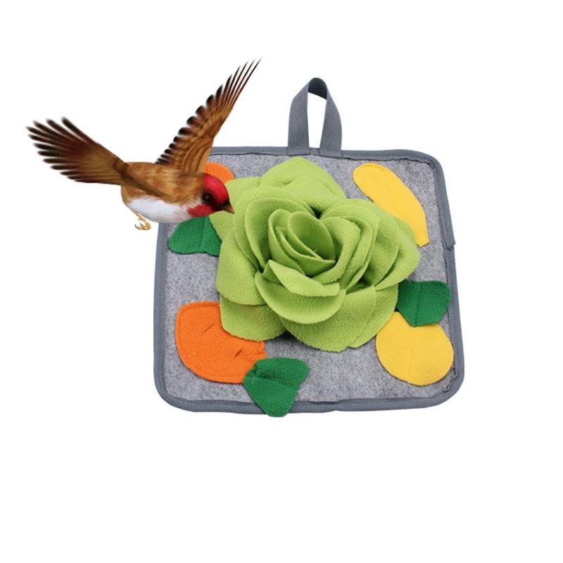 Pet Snuffle Mat For Dogs Rabbit Pet Feeding Foraging Trainingpad Bunny Blanket Toys Puzzle Dogs Toy Noseslow Dispenser Rabbits