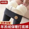 North Extra Thick 0g Lamb Wool Leggings Women's Winter Velvet Thickened Outer Wear Large Size High Waist Thermal Pants