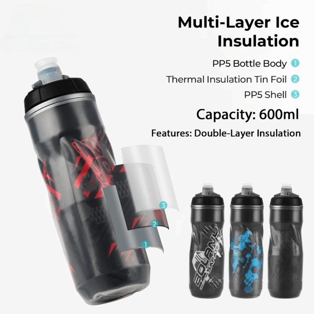 PP5 Plastic Material Sports Water Bottle Cycling Water Bottle Outdoor Cyclin