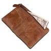 Men's Crazy Horse Genuine Leather RFID-Blocking Wallet