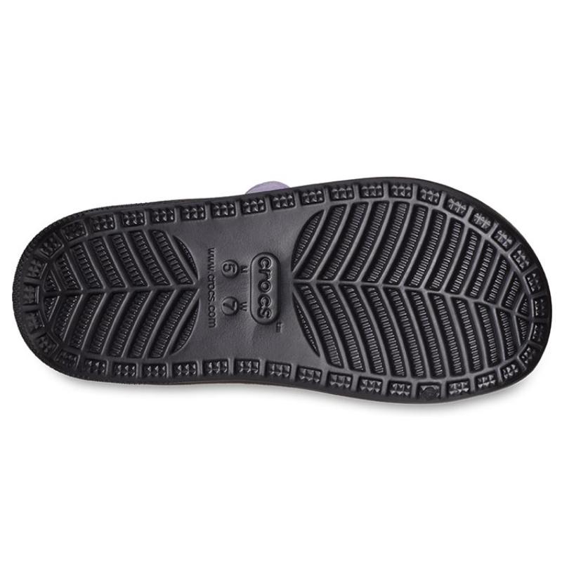 Crocs Classic Cozy Daisy Clogs 'Black Multi' Unisex