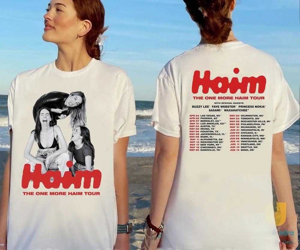 HAIM BAND THE ONE MORE HAIM TOUR  Full Size S-5XL Unisex T-Shirt XL