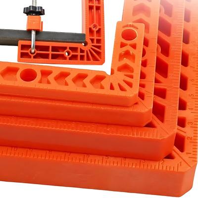 90° Right Angle Ruler Holder Positioning Squares Clamp Wood Clips L-Shaped Corner Spacer Fixing Clamps Gripper Woodworking Tools