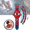 Cartoon Electronic Ultraman Watch For Kids 3-8 Years Old With Projection And Light Feature