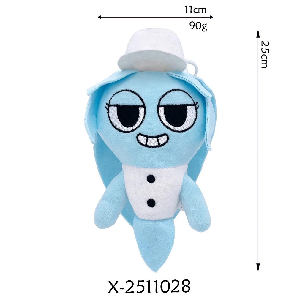 Dandy's World Plysj Cute Dandy World Scrap Stuffed Horror Game Goob Pebble Poppys Boxten Plysj Soft Doll Kawaii Room Decor Toy