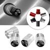 4Pcs For BYD F3 E6 Yuan Plus Atto F0 G3 I3 Ea1 Song Max Tang Dmi F3 2din 2014 G6 Qin Metal Alloy Car Wheel Tire Valve Stem Caps
