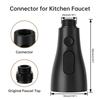Spring Pull Down Kitchen Faucet Head Replacement for Kitchen Faucet, 3-Modes & 7 Adapters Brushed Nickel Finished