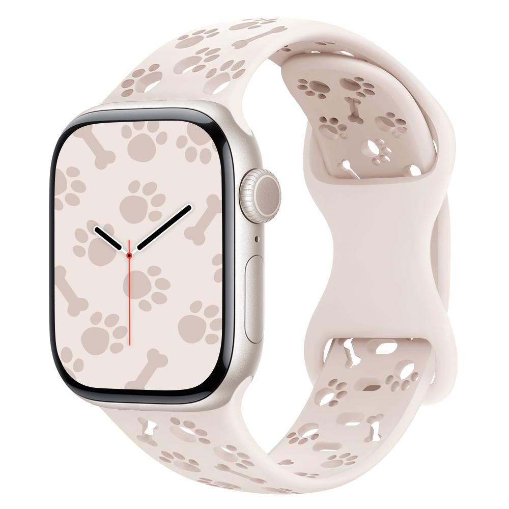 New Dog Paw Silicone Strap For Apple Watch Band Ultra3 49mm 46 45 44 41mm 40 38mm Bracelet For Iwatch Series 11 10 9 8 7 6 5 SE