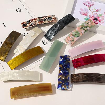 Vintage Haarspangen für Frauen Haarspangen Elegant Bunte Haarspangen Mädchen Haarspange Haarschmuck Acetat Haarnadel Neu
