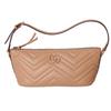 Gucci GG Marmont Double G Logo Quilted Chevron Leather Tote Shoulder Bag Women bags Rose-Beige 739166-DAAAH-2754