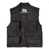 Multipocket Outdoor Hiking Fishing Vest Men's Mountaineering Breathable Outdoor Sports Coat High-Quality Design Leisure Vest Men