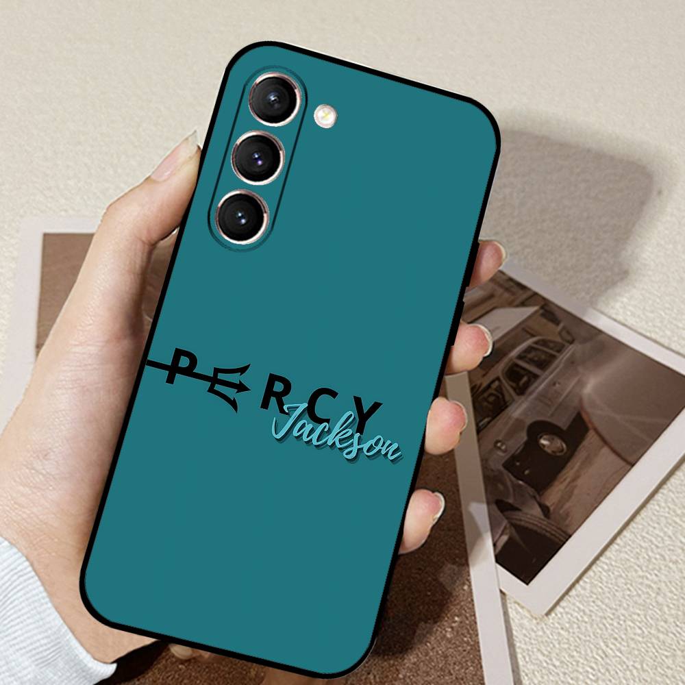 Percy Jackson Phone Case Black Ultra-thin Shockproof Case For Samsung S24/S25/S22/S30/Note20/Lite/Ultra/5G/Plus/FE