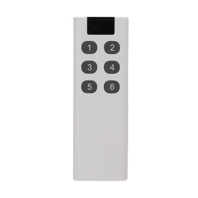 Télécommande 433MHz 6 Touches 100 Mètres Haute Sensibilité Design Tendance Large Application Télécommande Sans Fil