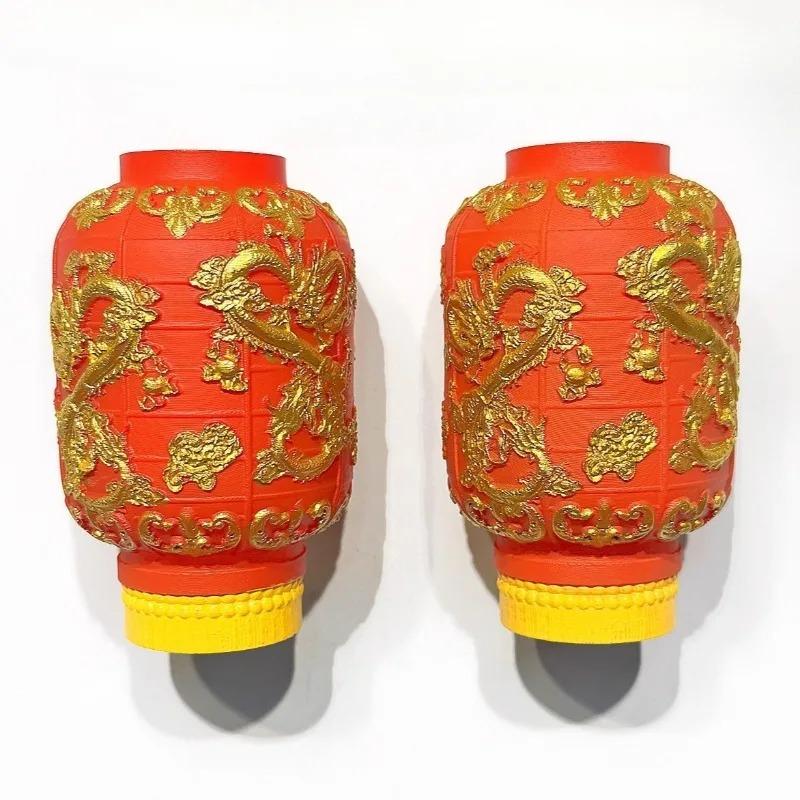 China Souvenirs Chinese New Year Lantern Fridge Magnets Hangzhou Leifeng Tower Guiyang Fenghuang Ancient Town Fridge Stickers
