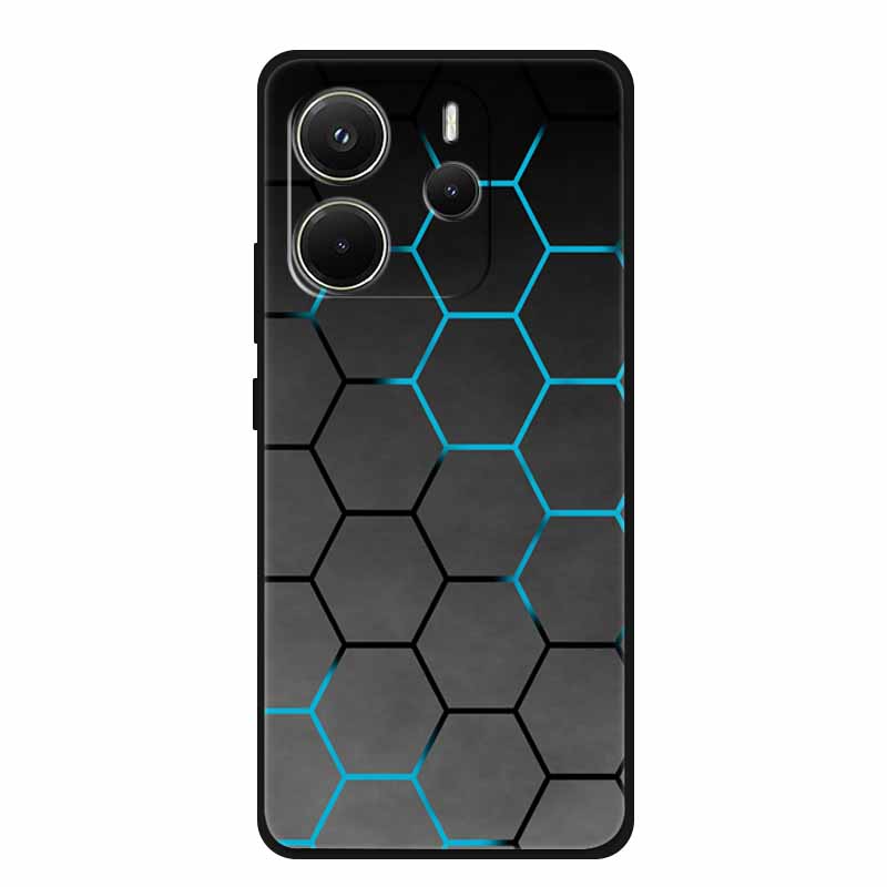 Für Xiaomi Redmi Note 14 4G Global Hülle Luxus TPU Weiches Silikon Cover Handyhüllen für 24117RN76G Schutz Neu Bumper Funda