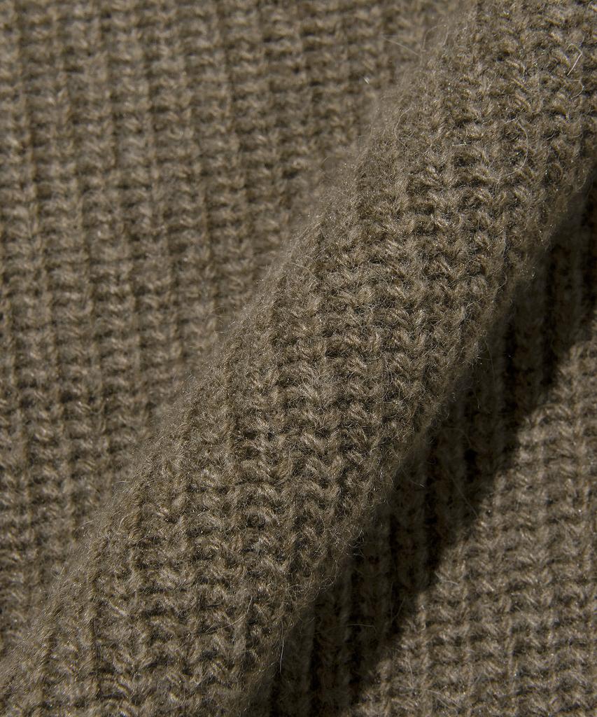 LEE Half Zip-Up Knit Brown