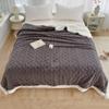 Winter Thick Blanket Comfortable Lamb Fleece Throw Blanket Cozy Home Warm Sofa Blanket Winter Warm Double Sided Throw Sofa Cover
