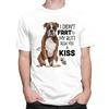 Custom Boxer Dog T Shirts Men Pure Cotton Tees Tshirt Short Sleeve Tshirt Clothing