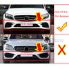 For Mercedes-Benz C W205 Sport Model 2019 2020 2025 Front Rear Bumper Towing Hook Cover Hauling Cap Decoration Shell #2058856402