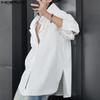 INCERUN Oversized Men Long Sleeve Casual Loose Hooded Shirts Tops
