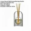 Aromatherapy Diffuser Bottle Glass Essential Oil with Diffusers Sticks Storage Containers Transaprent Modern Home Decorations
