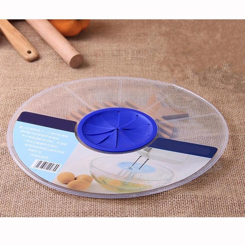 Kitchen Egg Cream Stirred Splatter Guard Lid Whisk Splash Spill Cover Cooking Whisking Tools
