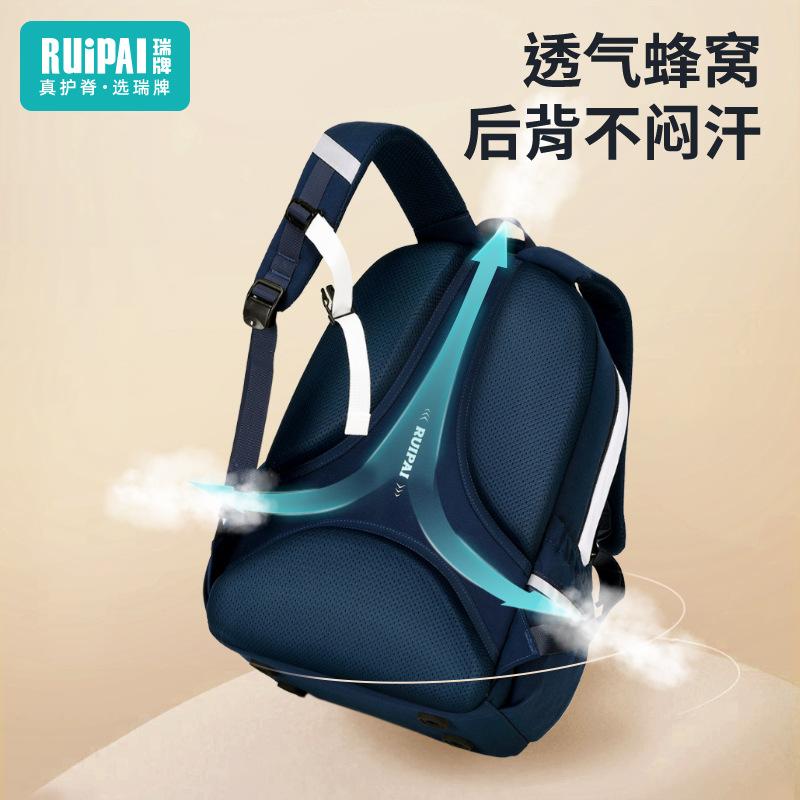 School bag for female primary school students Large capacity ultra-light children's spine care Reduce the burden Primary school bag