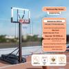 Adjustable Height Basketball Hoop for Indoor/Outdoor Play - Suitable for Adults, Teens, and Kids.